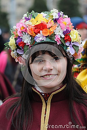 Folk folklore festival New joy has become in Lviv, as part of the Christmas celebration amid Russian invasion. 8 January 2023. Editorial Stock Photo