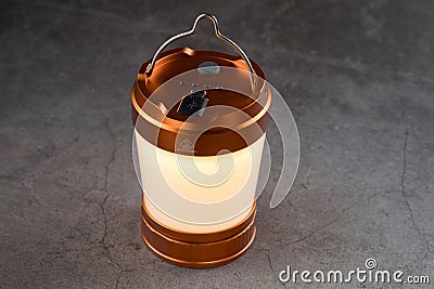 LVIV, UKRAINE - September 18, 2023: Sofirn LT1S camping electric lantern Editorial Stock Photo