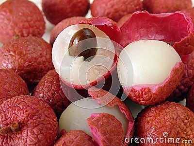 Lychee Stock Photo