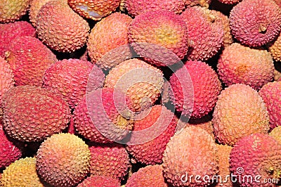 Lychees Stock Photo