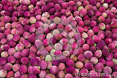 Lychees Stock Photo