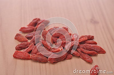 Lycium--a traditional chinese medicine Stock Photo