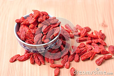 Lycium--a traditional chinese medicine Stock Photo