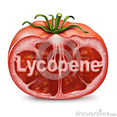 Lycopene Tomato Concept Stock Photo
