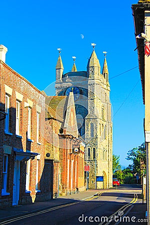 Lydd town historic architecture Kent United Kingdom Editorial Stock Photo