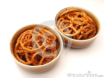 Lye pretzels Stock Photo