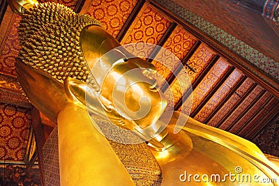 Lying Buddha Stock Photo