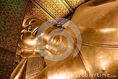 Lying Buddha Stock Photo