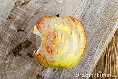 red and yellow apple Stock Photo