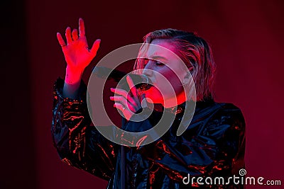 Lykke Li band perform in concert at Primavera Sound Festival Editorial Stock Photo