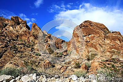 Lykken Trail geology Stock Photo