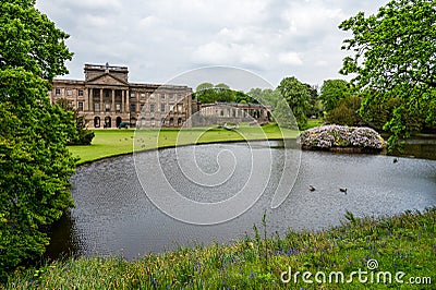 Lyme Park House and Gardens Editorial Stock Photo