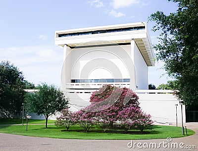 AUSTIN TEXAS- SEPTEMBER 17, 2017:The Lyndon B Johnson LBJ Library and Museum in Austin, Texas Editorial Stock Photo