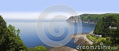 Lynmouth Stock Photo