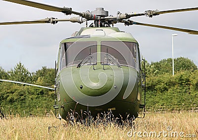 Lynx Helicopter Stock Photo