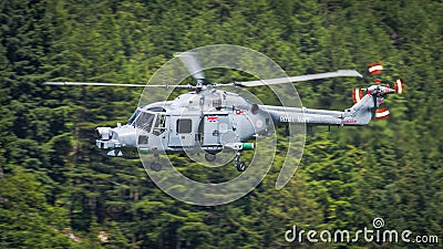 Lynx helicopter Stock Photo