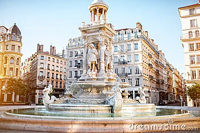 Lyon city in France Stock Photo