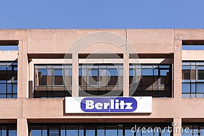 Berlitz building in Lyon, France Editorial Stock Photo