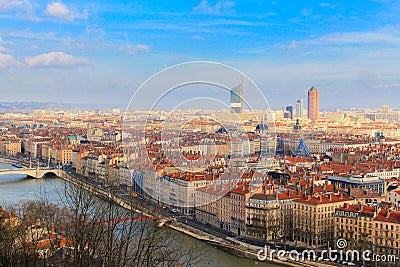 Lyon old town, Lyon, France Stock Photo