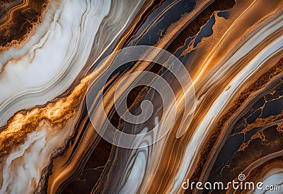 Lyrical abstract texture of patterns on marble. Cartoon Illustration