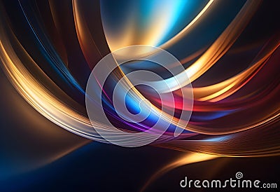 Lyrical magically beautiful abstract texture of light canvases in the air Stock Photo