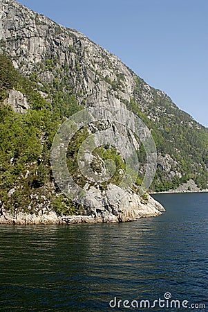 Lysefjord Stock Photo