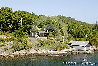 Lysefjord scenery Stock Photo