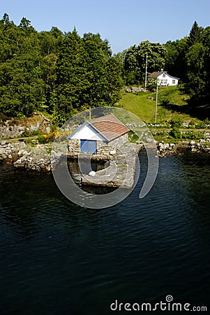 Lysefjord scenery Stock Photo