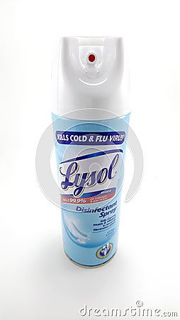 Lysol disinfectant spray in Manila, Philippines Editorial Stock Photo