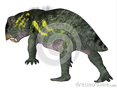 Lystrosaurus Dinosaur Tail Stock Photo