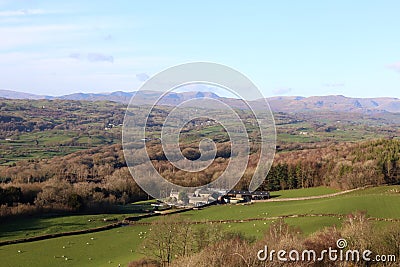 Lyth Valley, Cumbria, UK. Stock Photo