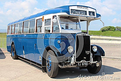 Lytham St Annes Leyland Lion LT5A single deck bus Editorial Stock Photo