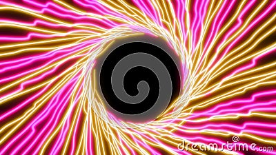 líneas de neón que brillan intensamente de la luz ultravioleta del extracto 4K ilustración del vector líneas de neón que brillan intensamente de la luz ultravioleta del extracto 4K ilustración del vector