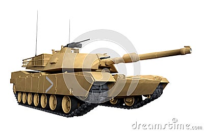 M1 Abrams War Tank Stock Photo