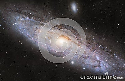 M31 the Andromeda Galaxy Stock Photo