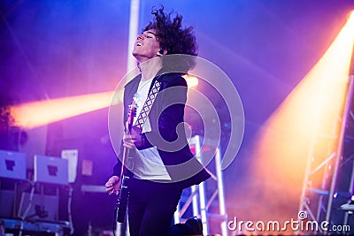 M83 in concert at Austin City Limits Editorial Stock Photo