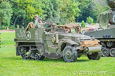 M3 Half-track Editorial Stock Photo