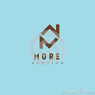 M letter logo . Real estates logo Vector Illustration