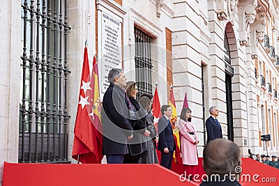 11 M. Attempt. 11-M Madrid bombings. Commemorative act of the attacks on the Cercanías trains. Editorial Stock Photo