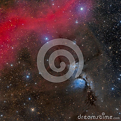 M78 Reflection Nebula in Orion Stock Photo