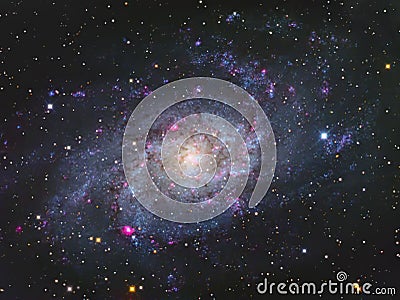 M33 Triangulum Galaxy Stock Photo