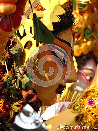 Maa Durga Hindu goddess Stock Photo