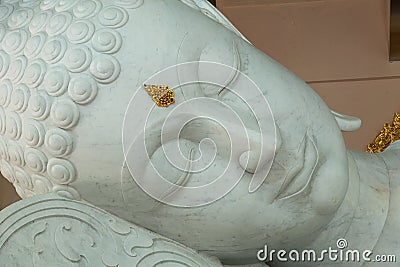 Mable Buddha Head Stock Photo