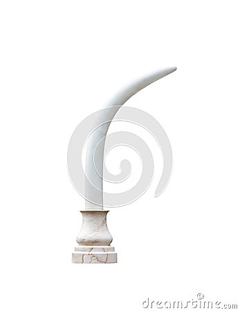 Mable elephant ivory Stock Photo