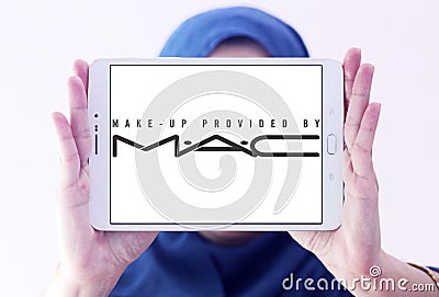 Mac beauty care company logo Editorial Stock Photo