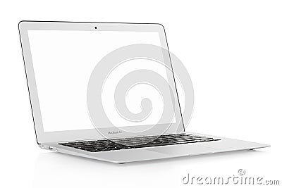 Mac book air laptop 13 Editorial Stock Photo