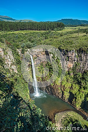 Mac Mac falls in the Sabie area, Panorama route, Mpumalanga, South Africa Stock Photo