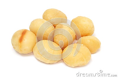 Macadamia nuts Stock Photo