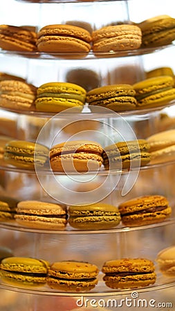 Macaron coloful dessert Stock Photo