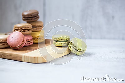 Macaron cookies Stock Photo